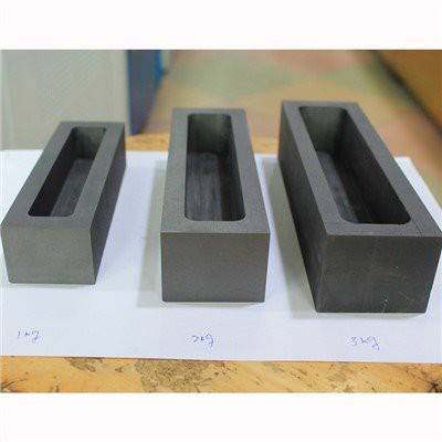 Uregelmæssig grafitblok